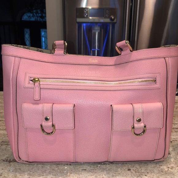 Gucci Handbags - PINK GUCCI TOTE BAG